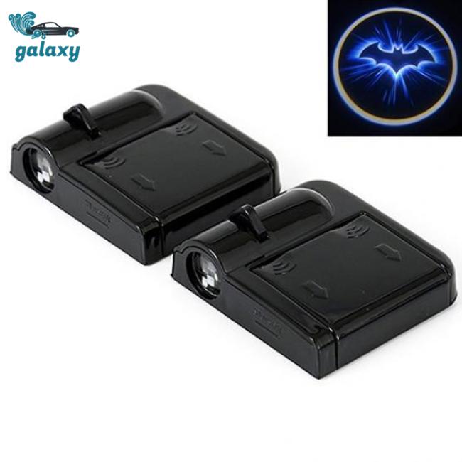 Galaxy Đèn Led Không Dây Gắn Cửa Xe Hơi Trang Trí Nội Thất Hình Batman