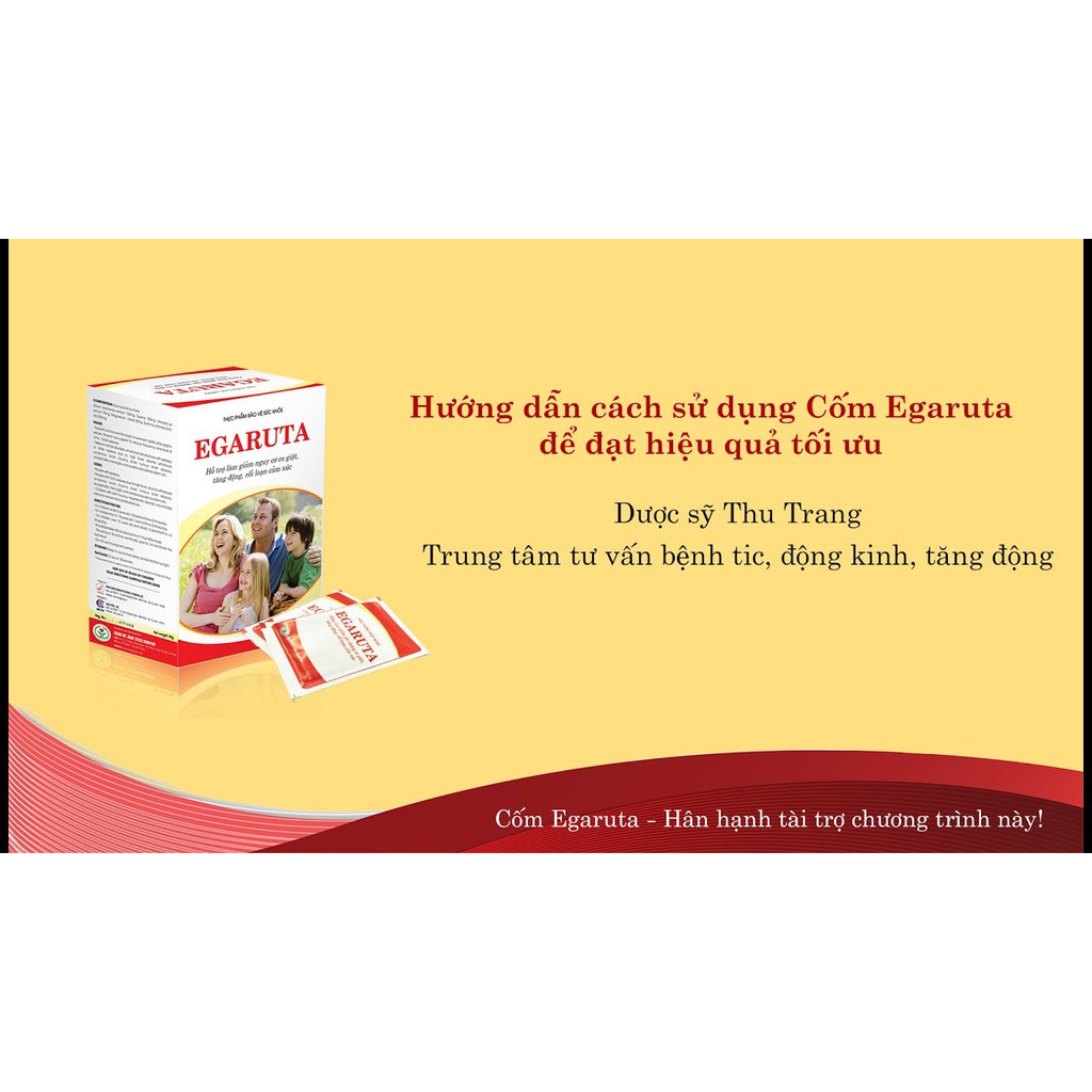 Cốm EGARUTA - Dành Cho Trẻ Bị Động Kinh, Co Giật Hộp 30 Gói