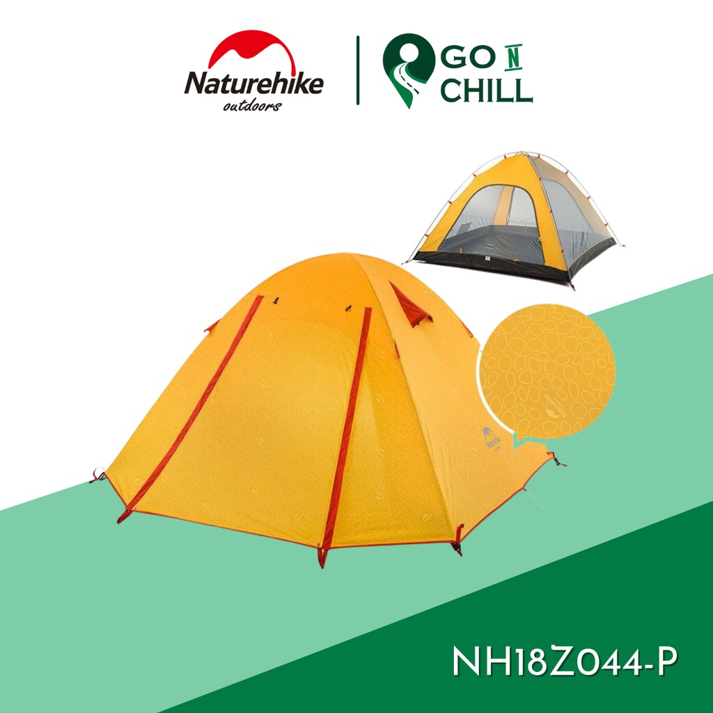 Lều cắm trại 4 người gấp gọn siêu nhẹ NatureHike NH18Z044-P