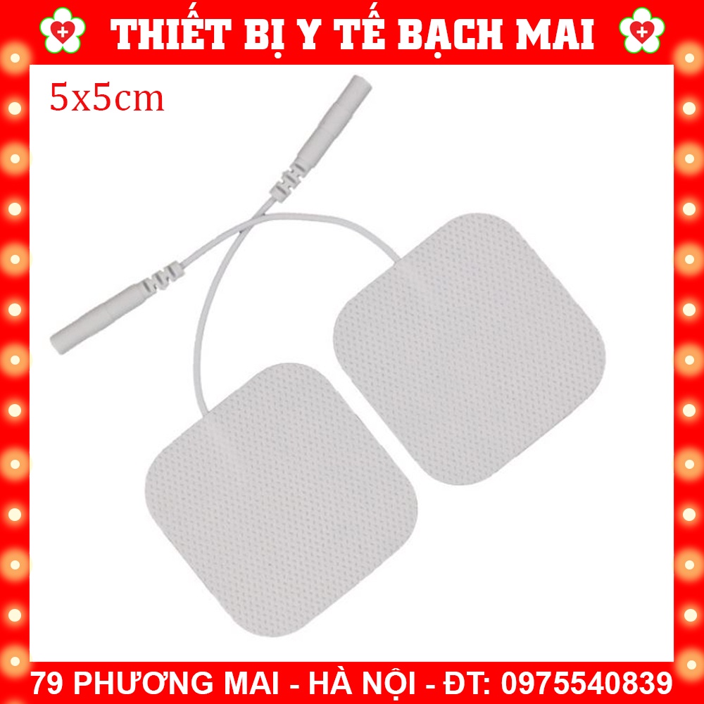 Cặp 02 Miếng Dán Xung Điện Máy Vật Lý Trị Liệu MPT812, DoctorHome, Dr.Ho, Hoa Đà SDZII (5cm x 5cm)