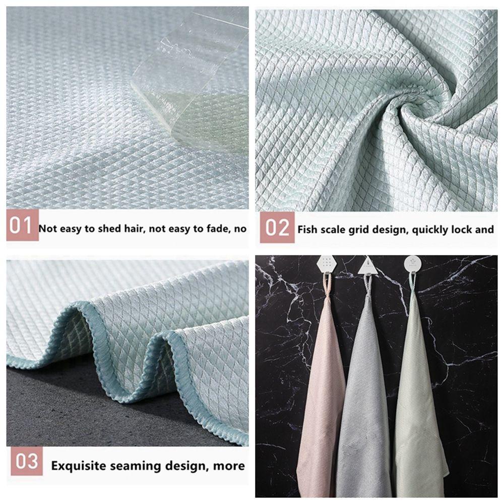 Khăn Lau Kính / Xe Hơi Màu Sắc Ngẫu Nhiên Tiện Dụng Cho Nhà Bếp