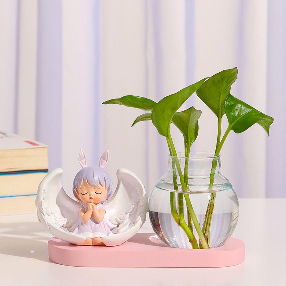 Chậu Hoa Thủy Canh / Búp Bê Dễ Thương Sáng Tạo Trang Trí Nhà Cửa