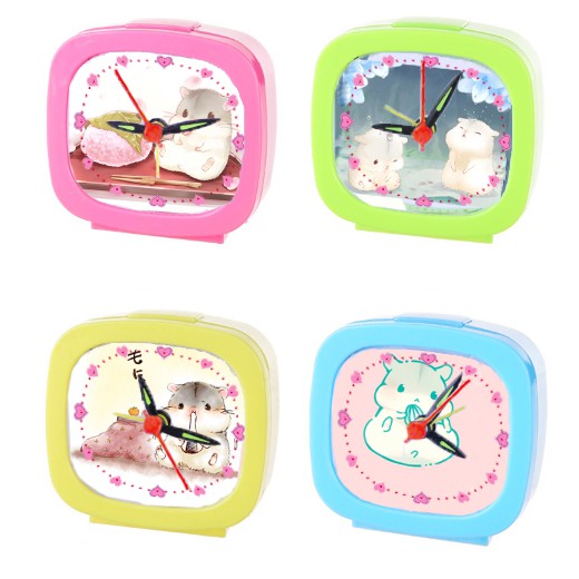 Đồng hồ để bàn pheobe hamster màu sắc ĐHBI29 đồng hồ báo thức cute