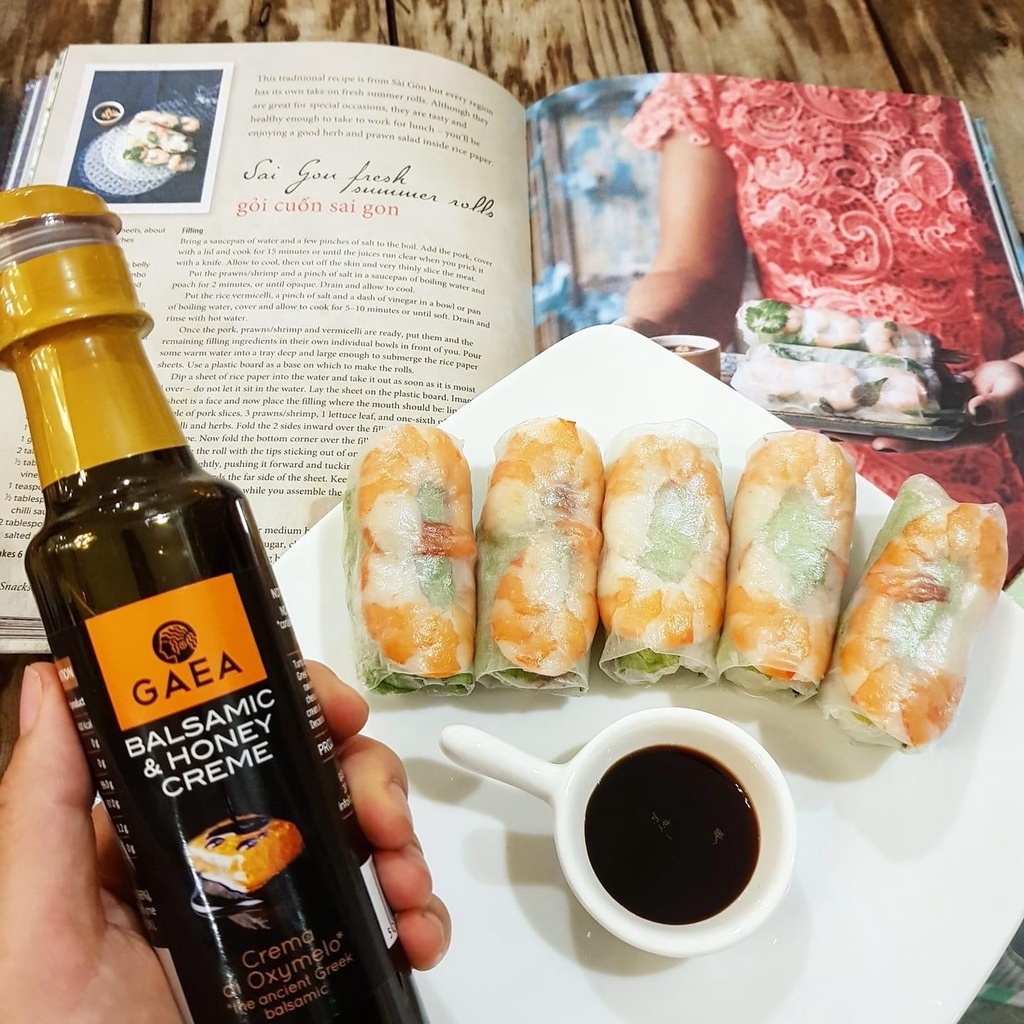 Nước sốt nho/balsamic mật ong nhãn hiệu GAEA 200ml