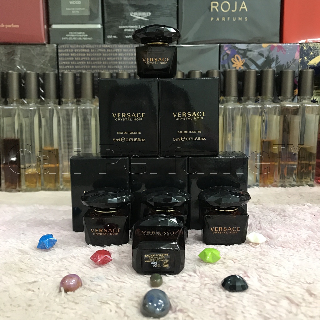 [Mini]Nước Hoa Nữ Versace Crystal Noir 5ml Mùi Hương Ngọt Ngào Quyến Rũ