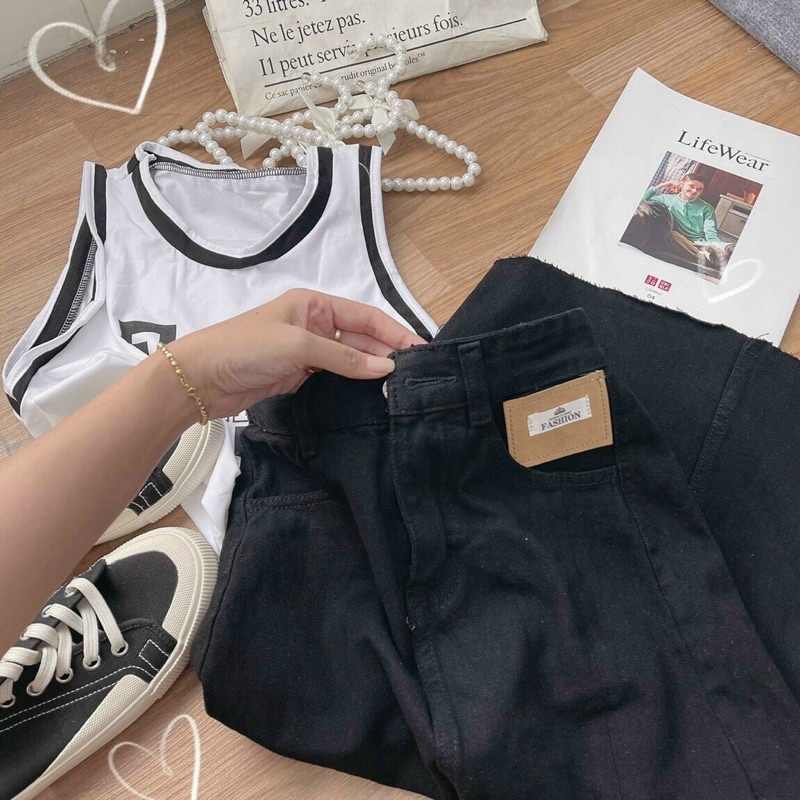 (KÈM ẢNH THẬT) CHÂN VÁY JEANS MIDI XẺ ĐÙI | BigBuy360 - bigbuy360.vn