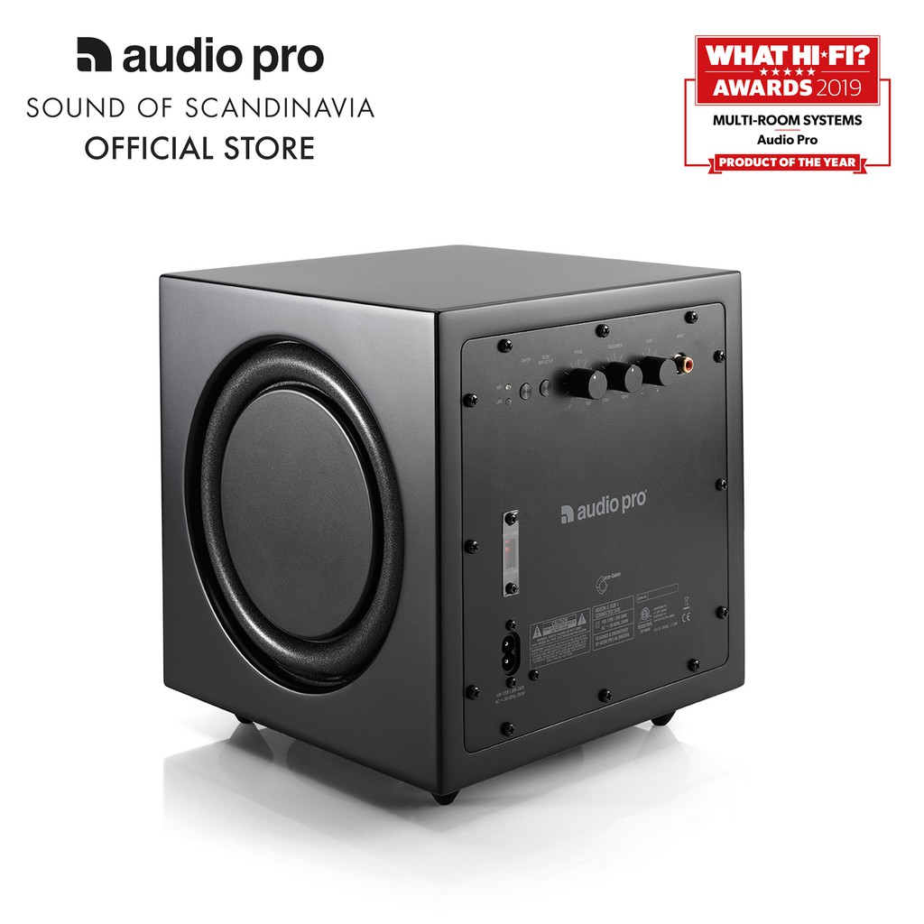 [Mã 2404EL10K giảm 10K đơn 20K] Loa Audio Pro Addon C-SUB multiRoom Subwoofer Black