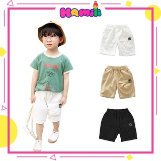 Quần Ngố Cho Bé Trai Bé Gái Hàn Quốc, Quần Short Trẻ Em Chất Kaki Từ 0 Đến 6 Tuổi Kamili Shop Size 8-25kg QS2