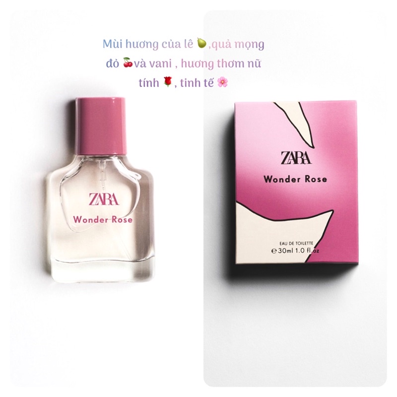 Nước hoa Zara Wonder Rose