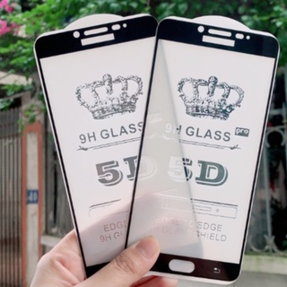 Kính cường lực 5d full màn samsung c9 pro đen