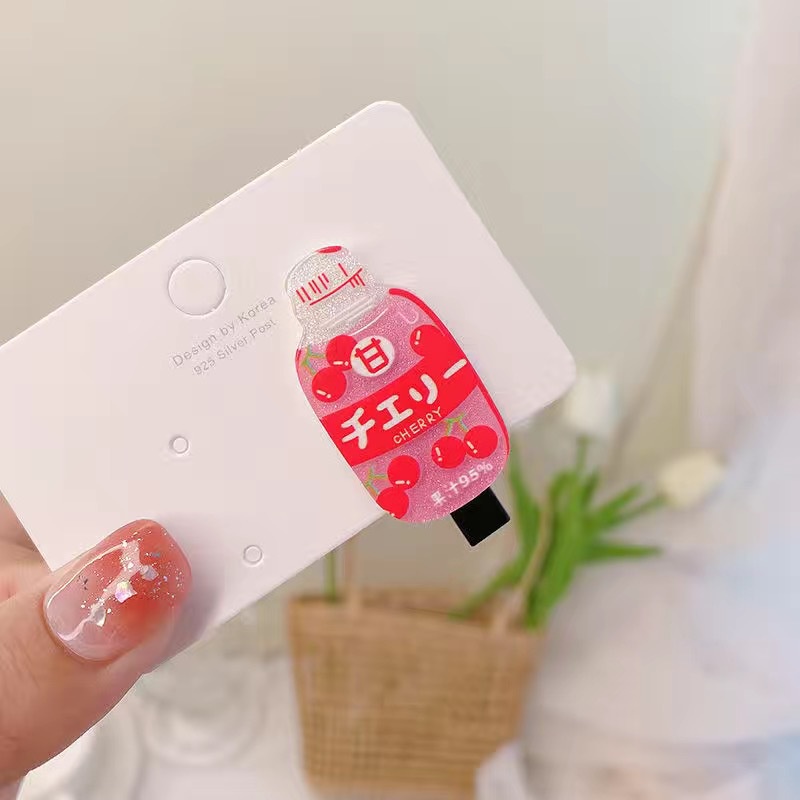 Kẹp Tóc Hình Bình Nước Hoạt Hình Dễ Thương Cho Bé Gái