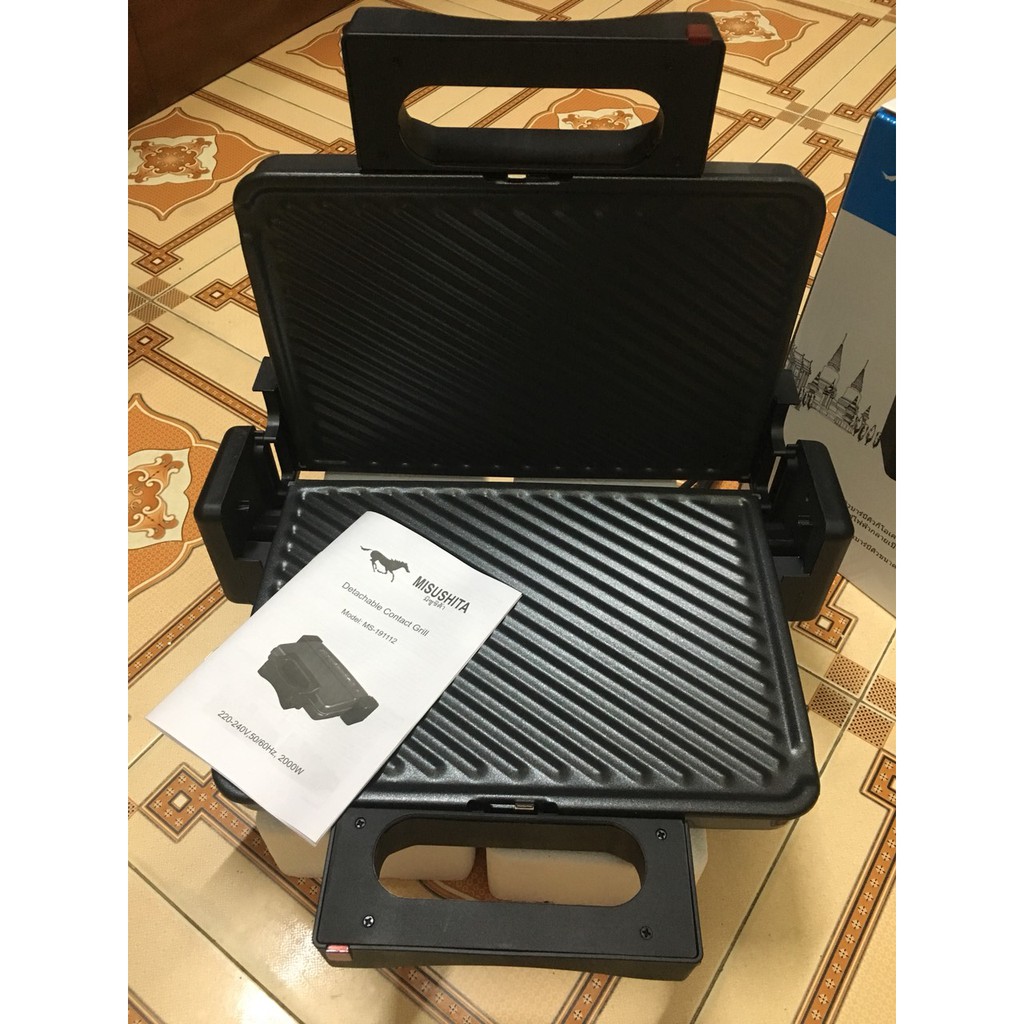 Máy kẹp nướng bánh mì đa năng MITSUSITA MS-191112, 2000W - THAI LAND