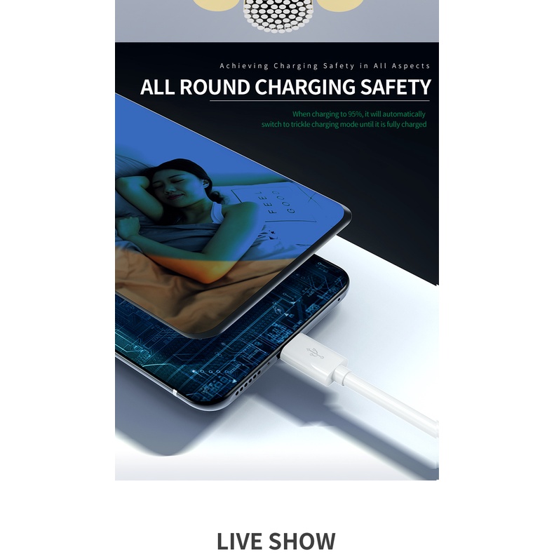 Dây Cáp Sạc Nhanh Usb Loại C 4a Cho Samsung S7 Xiaomi Redmi Note 5 Pro 4 Oppo R15 R11S