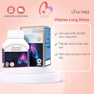 Bổ phổi thải độc vitatree lung detox của úc 60 viên - tp029