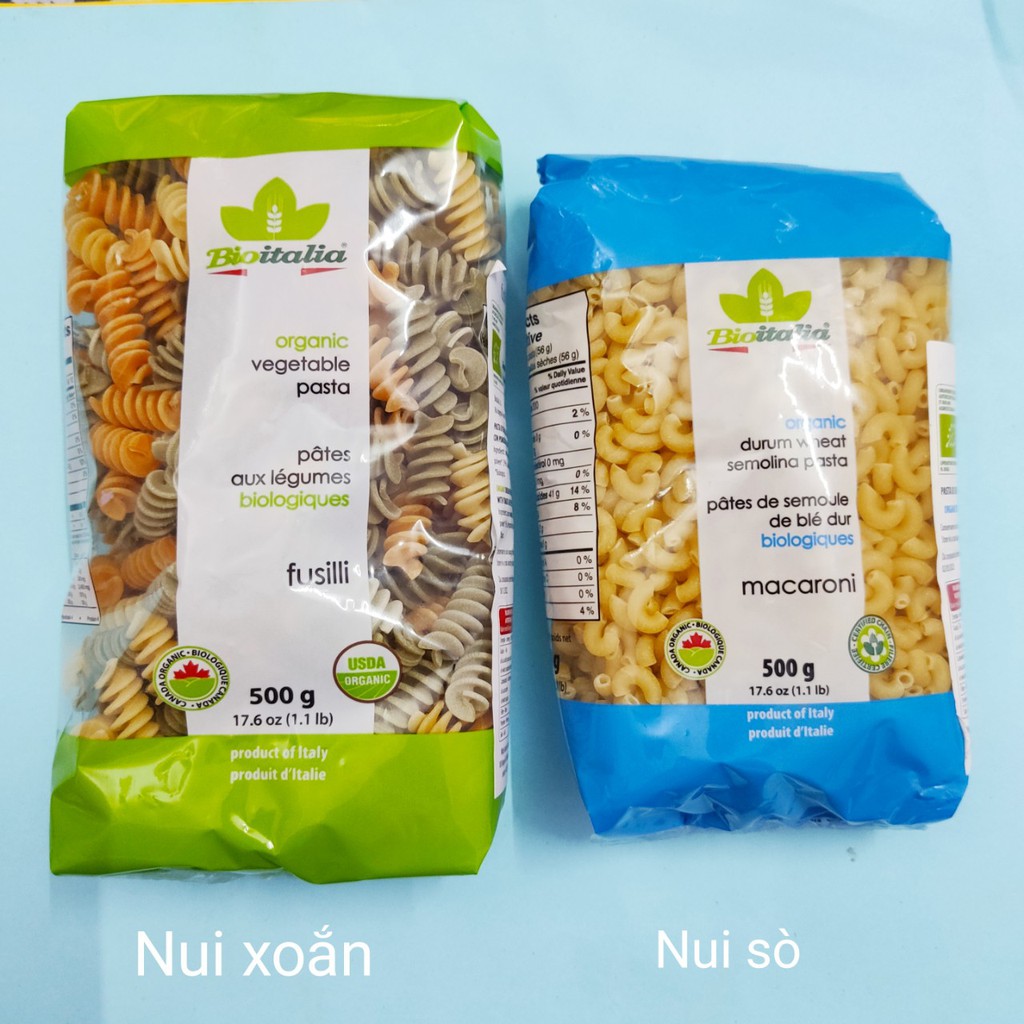 Nui hữu cơ - Bioitalia