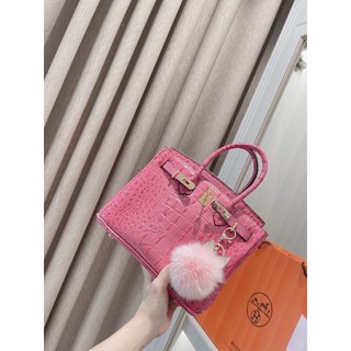 Túi xách Hermes birkin vân da cá xấu ko box