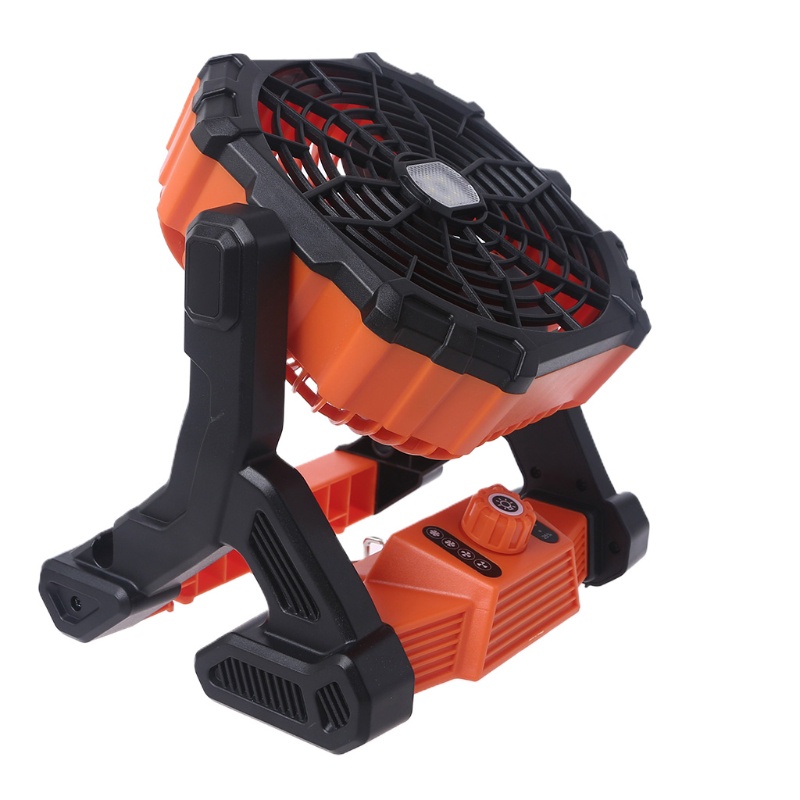 Quạt Cắm Trại 4 Tốc Độ Có Đèn Led Sạc Usb