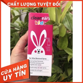 [HÀNG CHÍNH HÃNG]  [new] Xịt Tan Ráy Tai Cho Bé Cleanears Kids 30ml