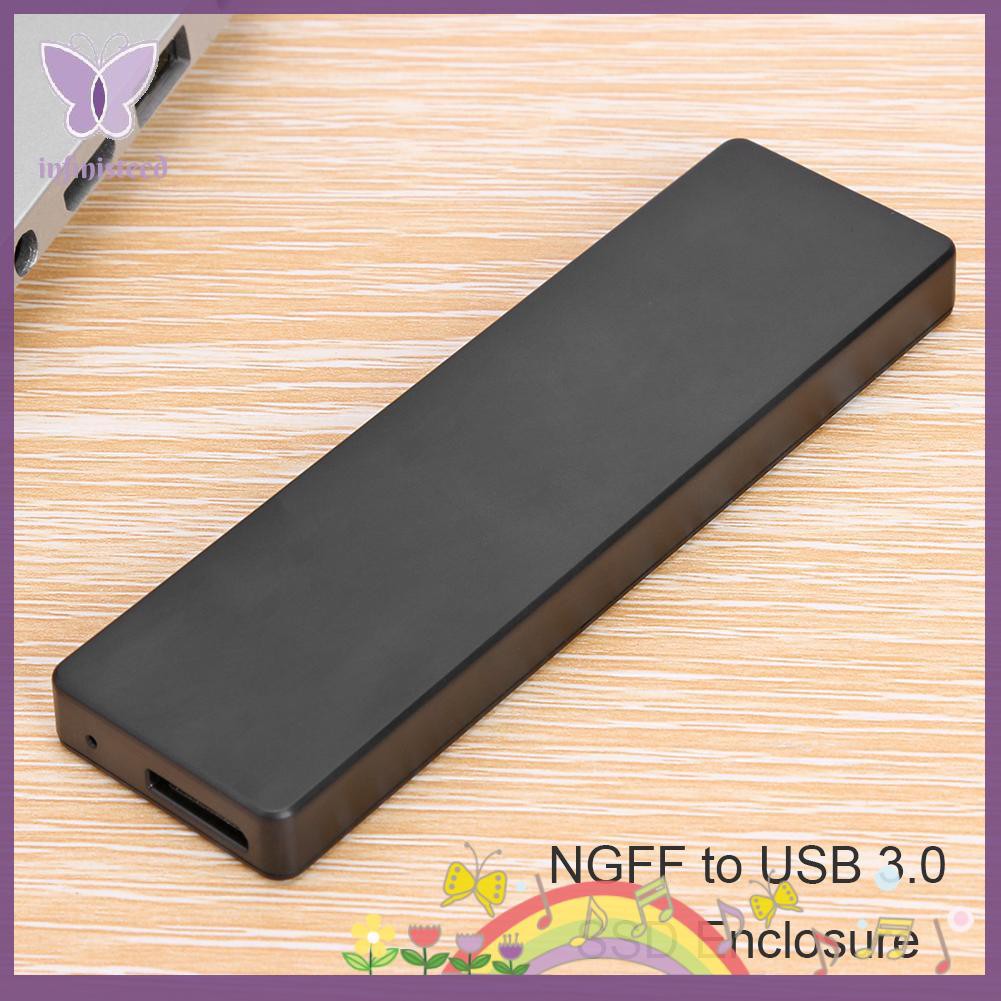 Hộp Đựng Ổ Cứng Ngff Sang Usb3.0 M2 2242 2260 2280 Sata M2 Ssd Hdd Ốp