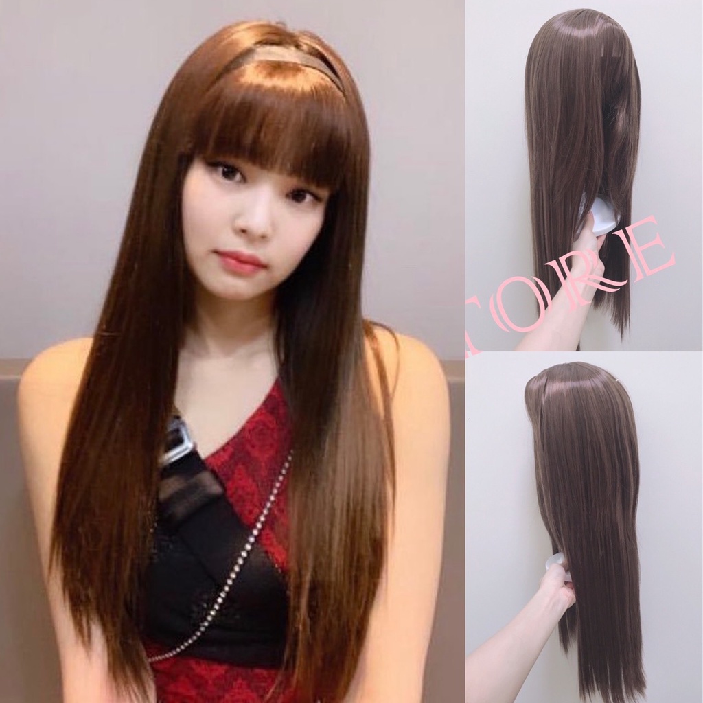 🛍BỘ NGUYÊN ĐẦU🛍 TÓC GIẢ BỘ NGUYÊN ĐẦU THẲNG LƯỚI HOA CAO CẤP