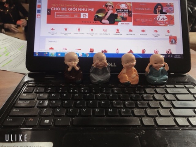 Set 4 Tượng Nhật Phong Thủy không nghe điều sai ( Mizaru) không nói điều bậy ( Iwazaru) không nhìn điều trái (Kikazaru) | BigBuy360 - bigbuy360.vn