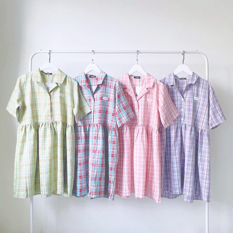 UPZ Đầm Babydoll Logo (4 Màu)