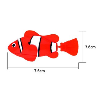 Bộ 3 Cá robot điện tử sử dụng pin (giao màu ngẫu nhiên)
