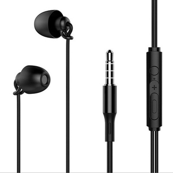 Fengru F1 Sleep Headphones In-Ear Noise Cancellation Anti-noise Anti-sound-proof Wired With Mic Wire Control Headset Earbuds for Android, Window, PC