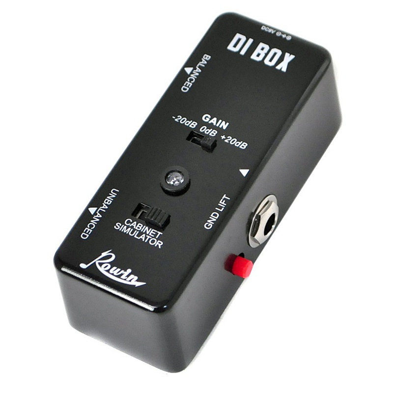 Phơ Đàn Guitar Rowin DI BOX LEF-331 Micro-DI Với Hiệu Ứng Cab Và Gain