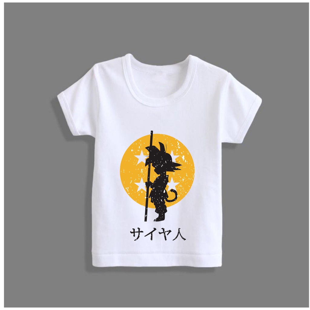 áo dragonball songoku bé trai 7 viên ngọc rồng cotton co giản thoải mái giá rẻ
