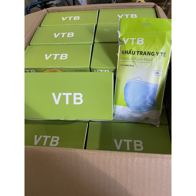 Khẩu trang y tế VTB 3 lớp kháng khuẩn | BigBuy360 - bigbuy360.vn