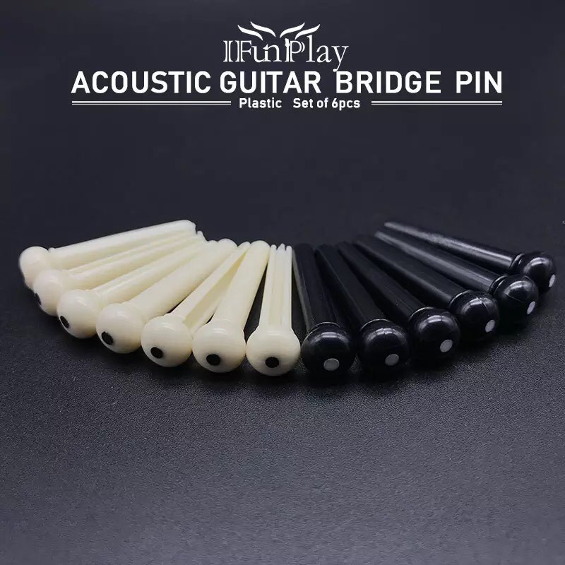 Bộ 6 chốt ghim đàn guitar Acoustic cao cấp