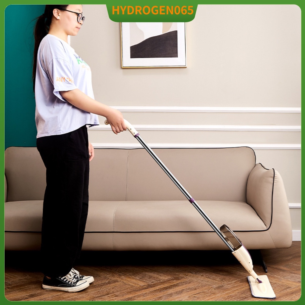 Hàng giao ngay Chổi lau nhà Phun nước 98cm Diện rộng Thiết kế nhẹ Dọn dẹp nhà cửa với bồn chứa 400ml