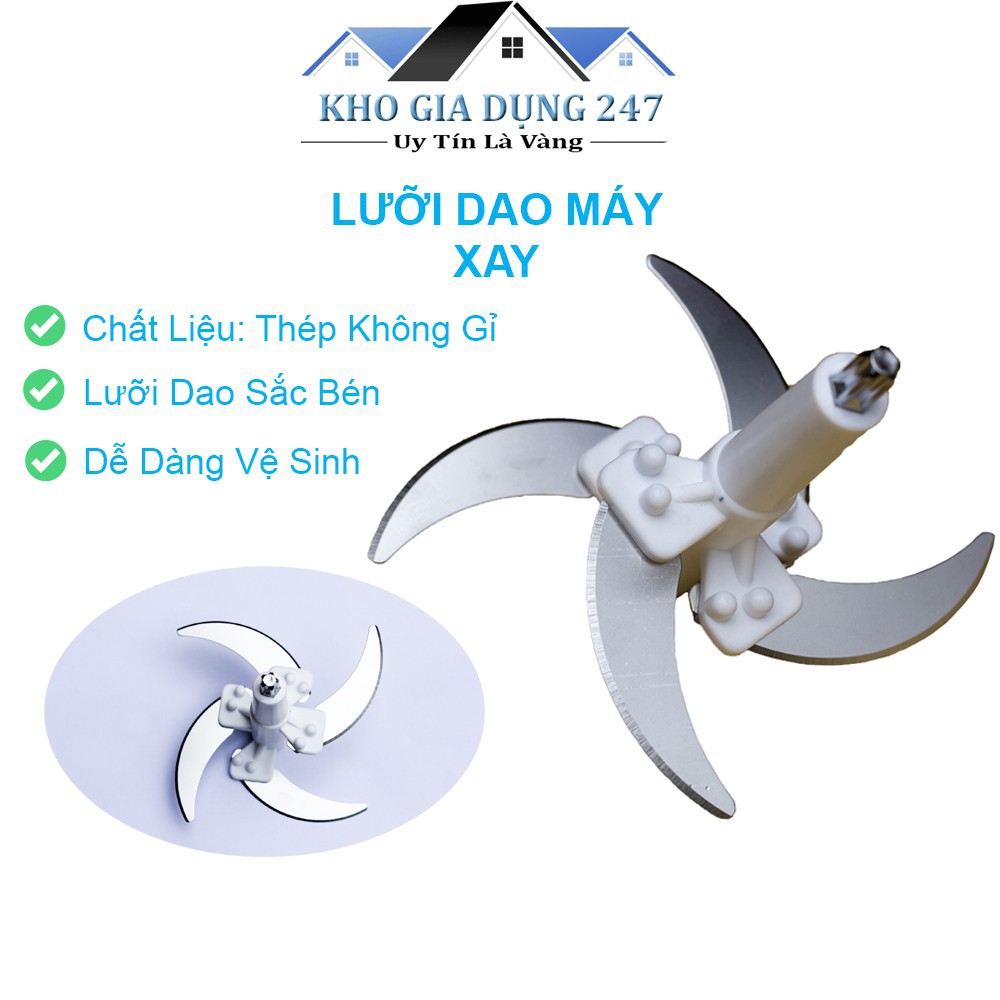 ✔️ FREESHIP  Lưỡi Dao Máy Xay Thịt Inox, Phụ Kiện Máy Xay Thịt 2L Đa Năng &lt;Giadunggiasi89&gt;