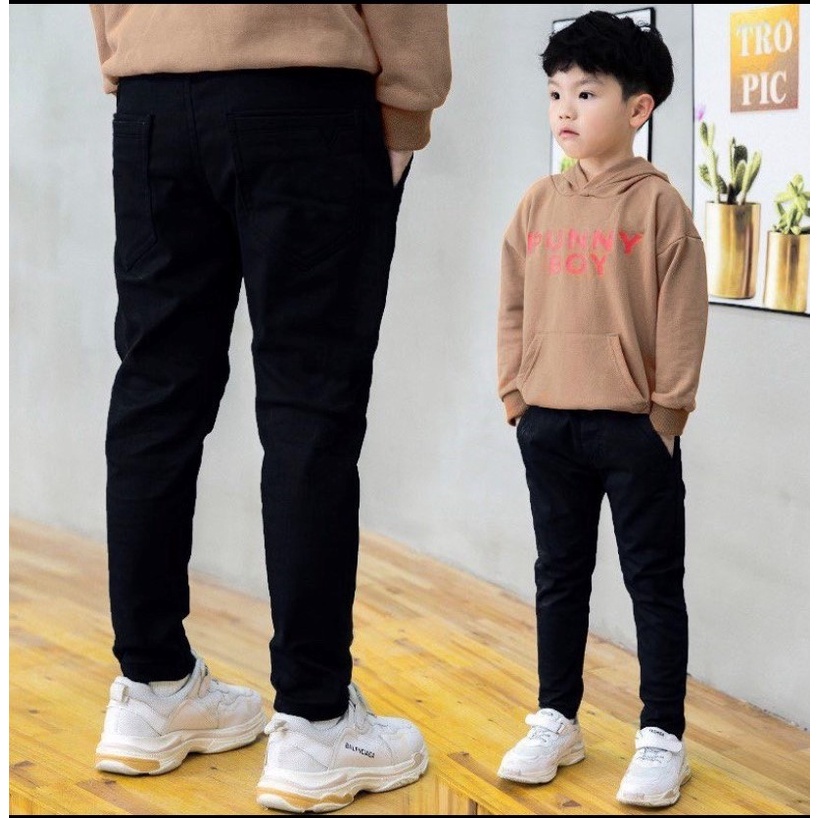 Quần Dài Kaki Cho Bé Trai 2 tuổi đến 10 tuổi (12-40kg) Vải Kaki Mềm chuẩn đẹp Aq004