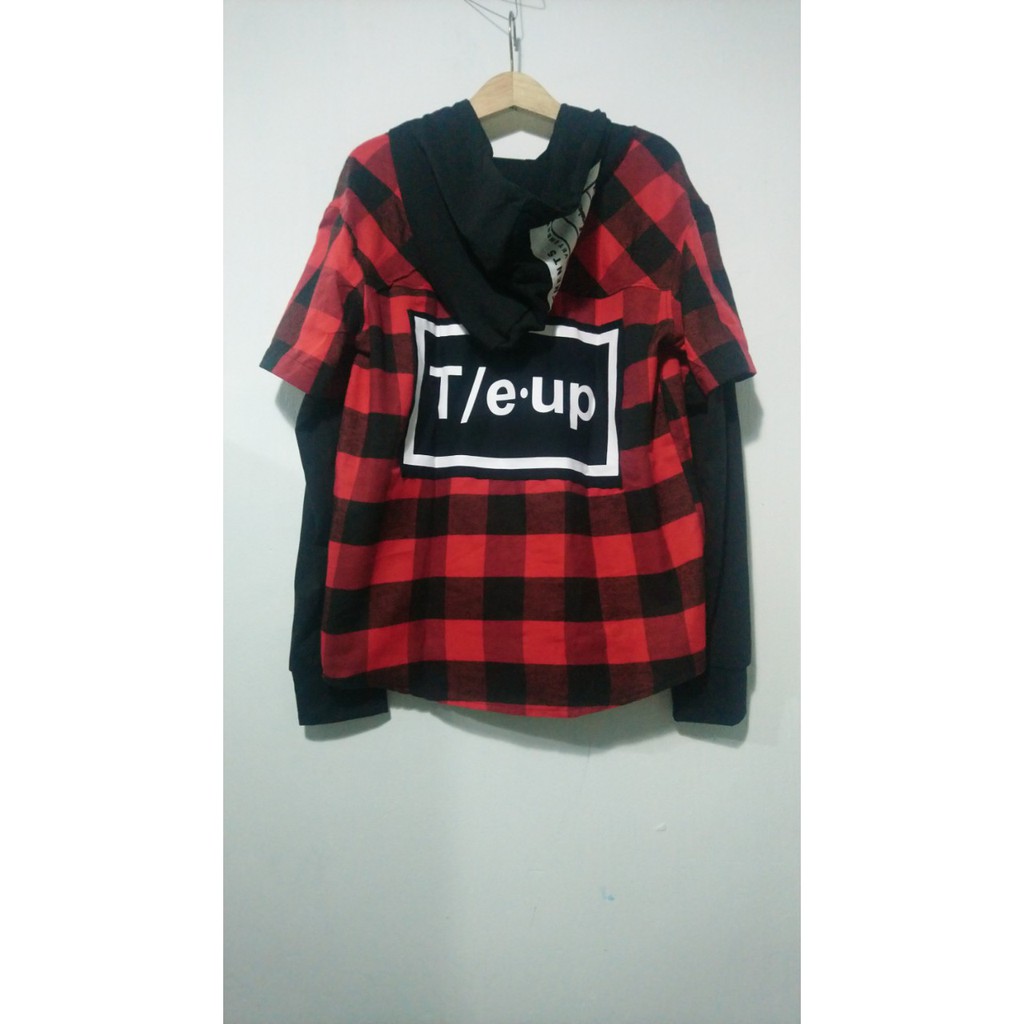 Sơ mi Tay dài Flannel T/E-UP Caro Unisex TSP