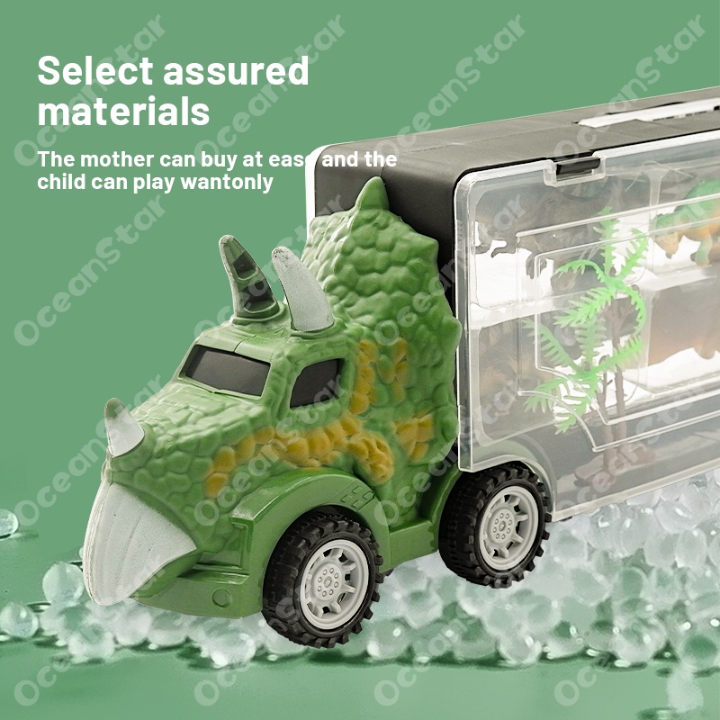 Đồ chơi xe tải khủng long SEA SUN TOYS có đèn và nhạc vui nhộn