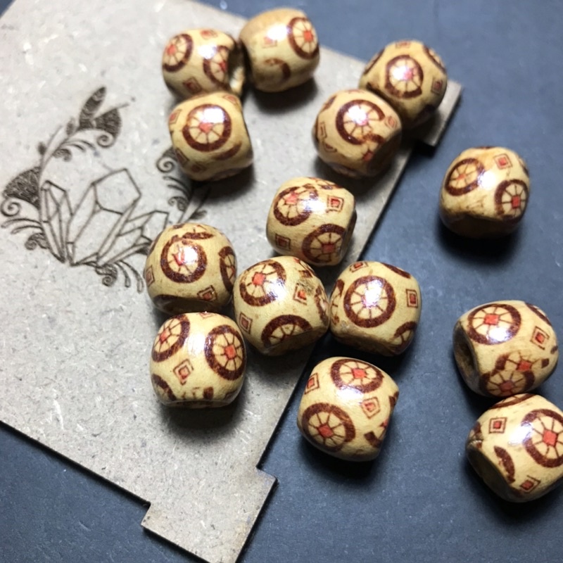 Hạt gỗ, Hạt gỗ xỏ vòng, Hạt gỗ handmade
