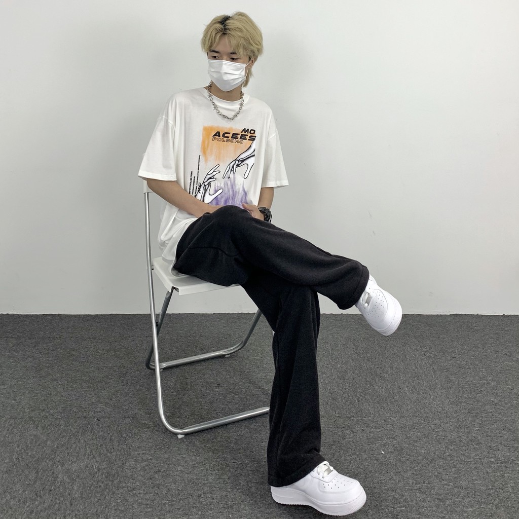Áo thun tay lỡ form rộng unisex Neko.sg ATL222