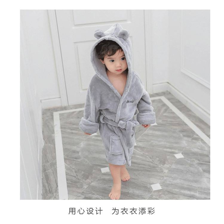 [FLAST SALE] Áo Choàng Tắm Và Đi Biển SWIMSUIT Cho Bé Trai Và Bé Gái 6-20kg - Shubishop.vn