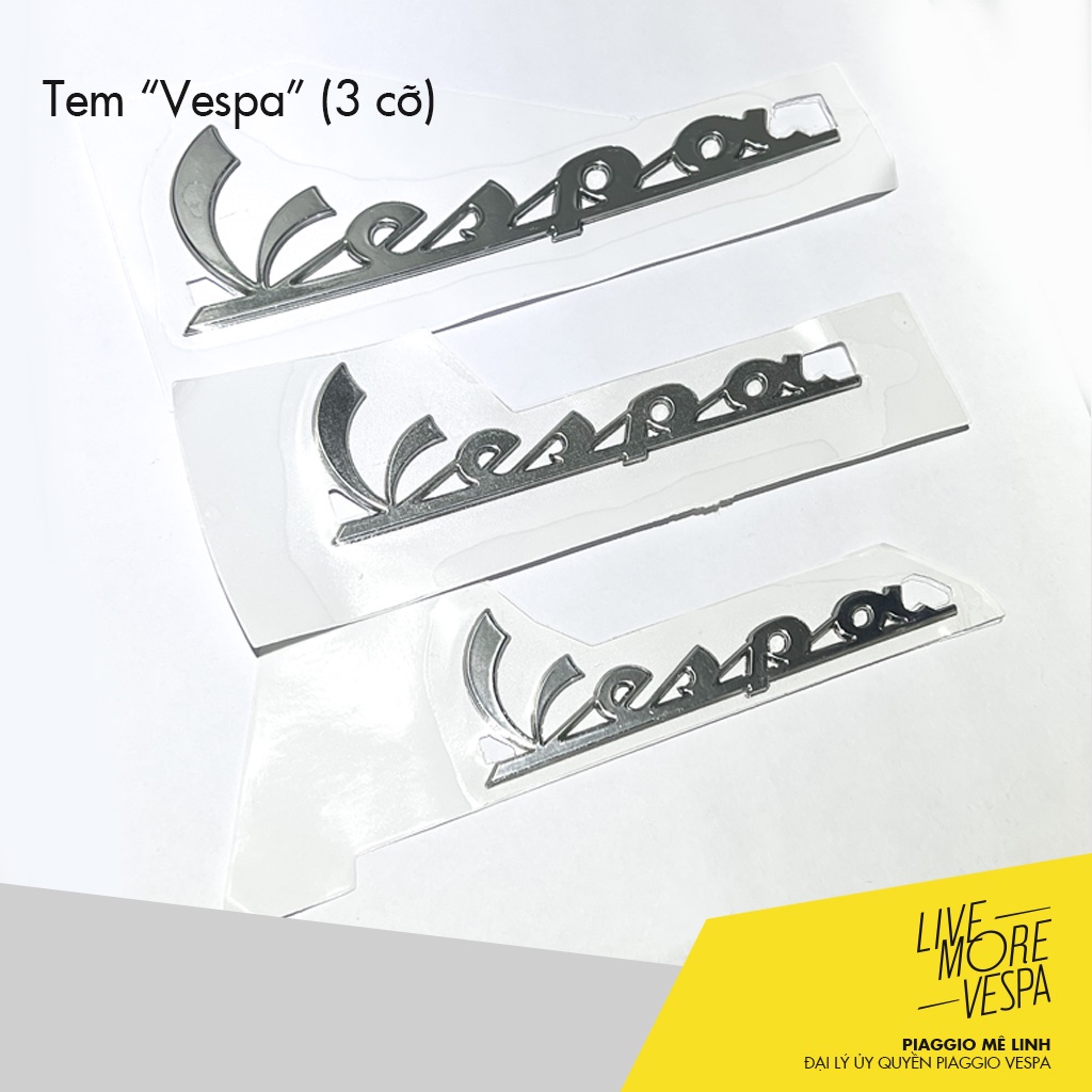 Tem "Vespa" (3 cỡ)