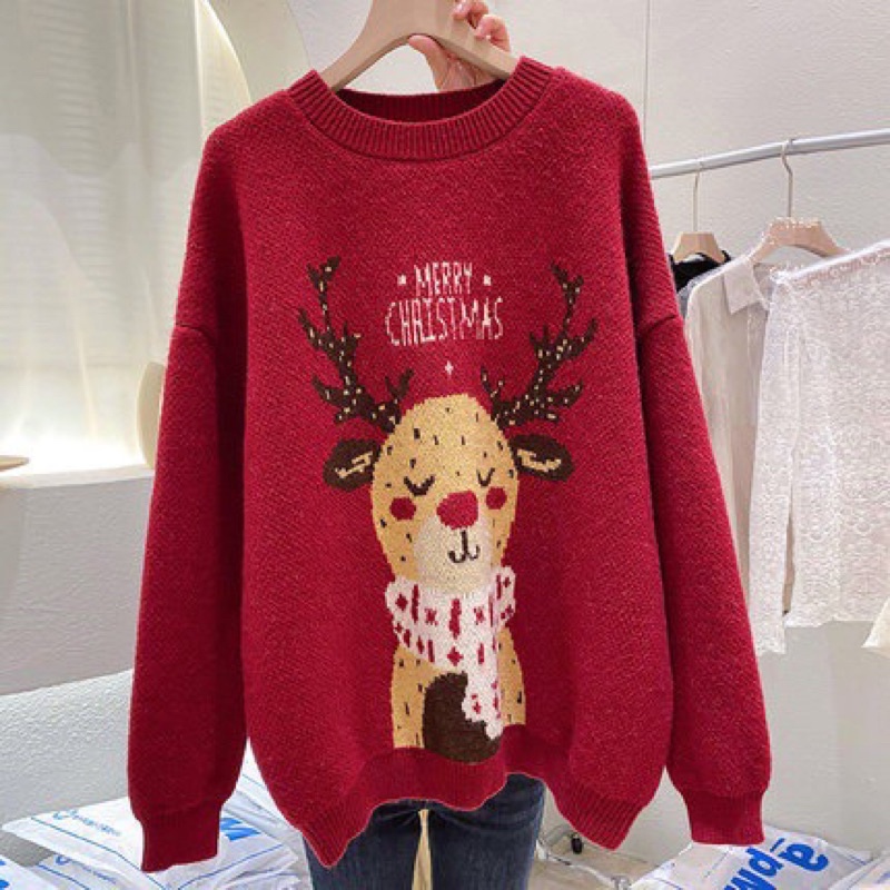 Áo Len Noel J688 hình con tuần lộc đáng yêu , quà tặng giáng sinh ý nghĩa | BigBuy360 - bigbuy360.vn