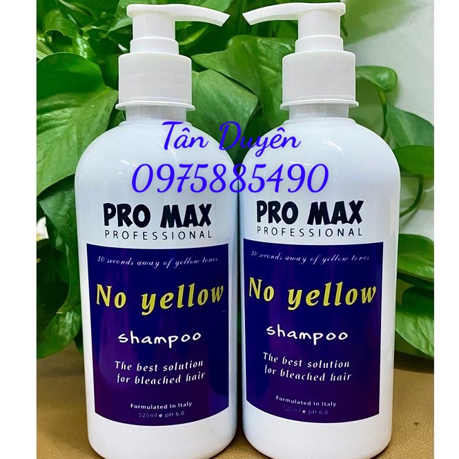 DẦU GỘI TÍM PROMAX - DẦU GỘI KHỬ VÀNG Dành Cho Tóc Tẩy, SIÊU GIỮ MÀU