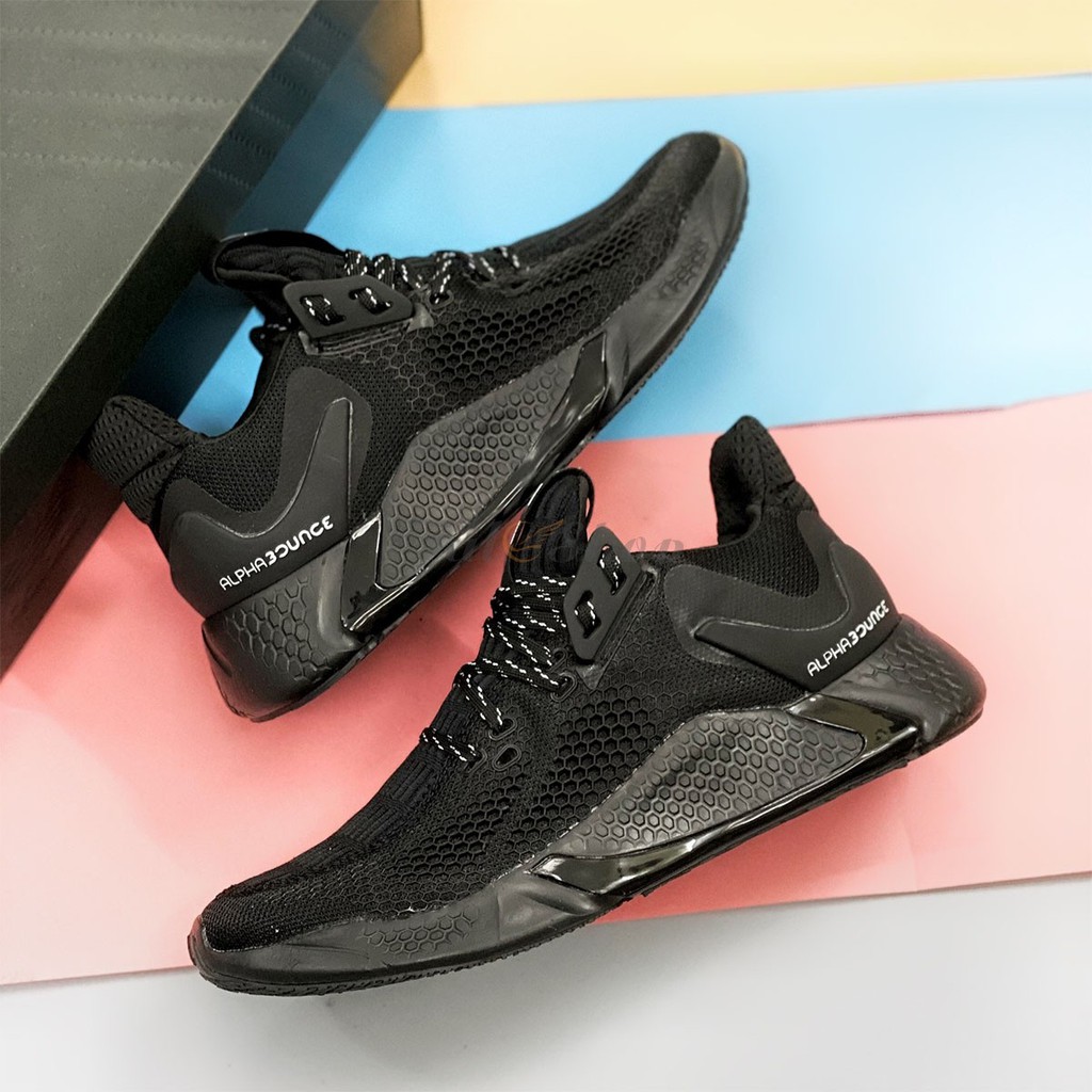 Giày thể thao, Giày  Sneaker Adidas Alphabounce Beyond 2020 Màu Đen Full- Hàng Cao Cấp, Hình Thật 100%