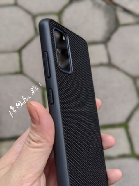 Ốp lưng Galaxy S20 Plus/ S20 Ultra viền dẻo lưng vải cao cấp Nillkin