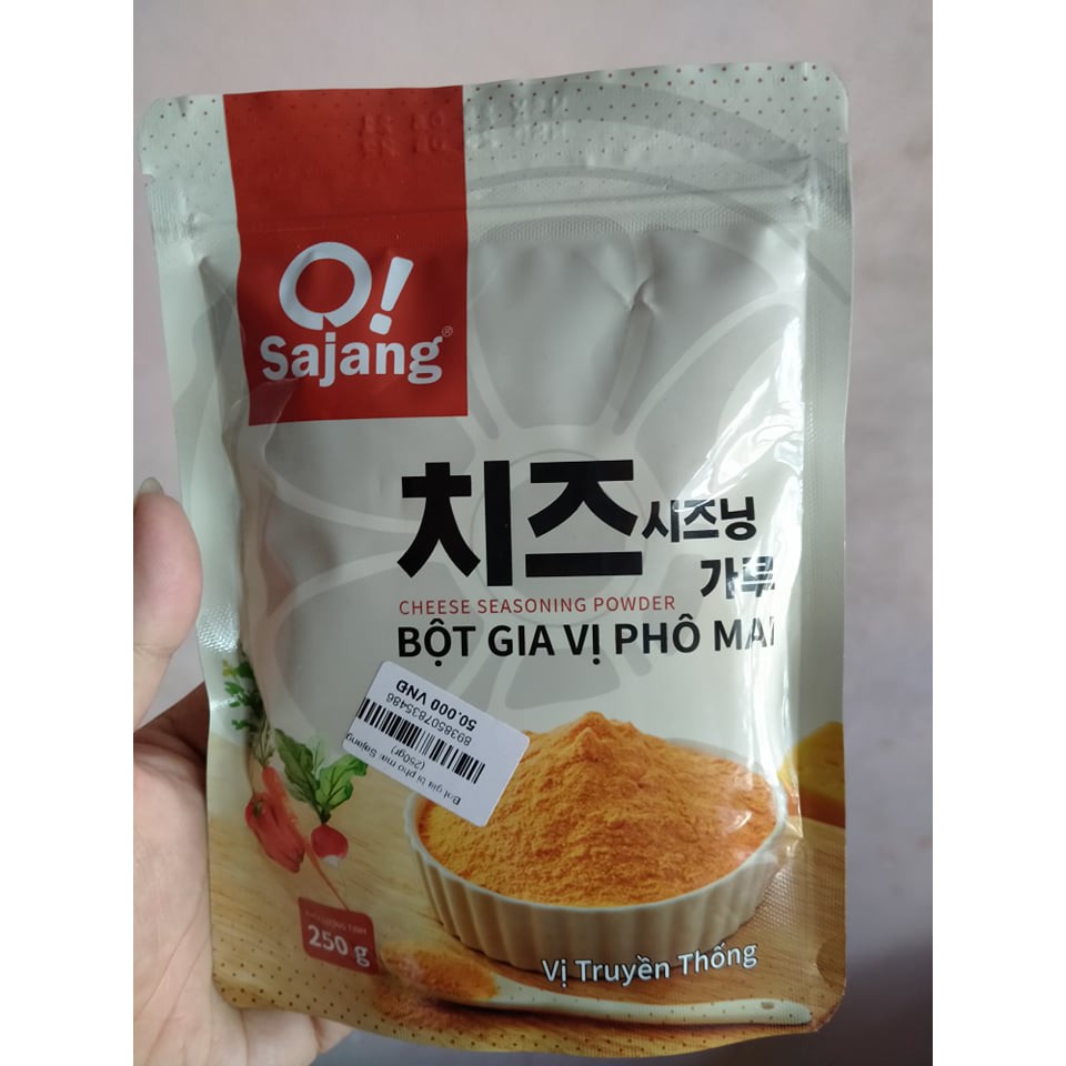 Bột gia vị phô mai Sajang 250gr( bột phô mai lắc)