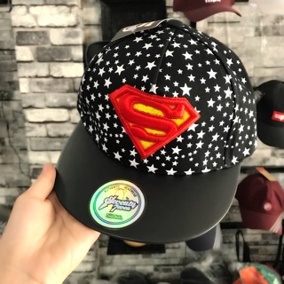 Nón Snapback Superman cho bé trai 2-6 tuổi