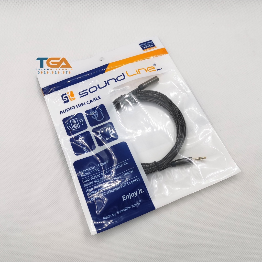 Dây nối dài audio , tai nghe  3.5 ly loại xịn bọc xác rắn