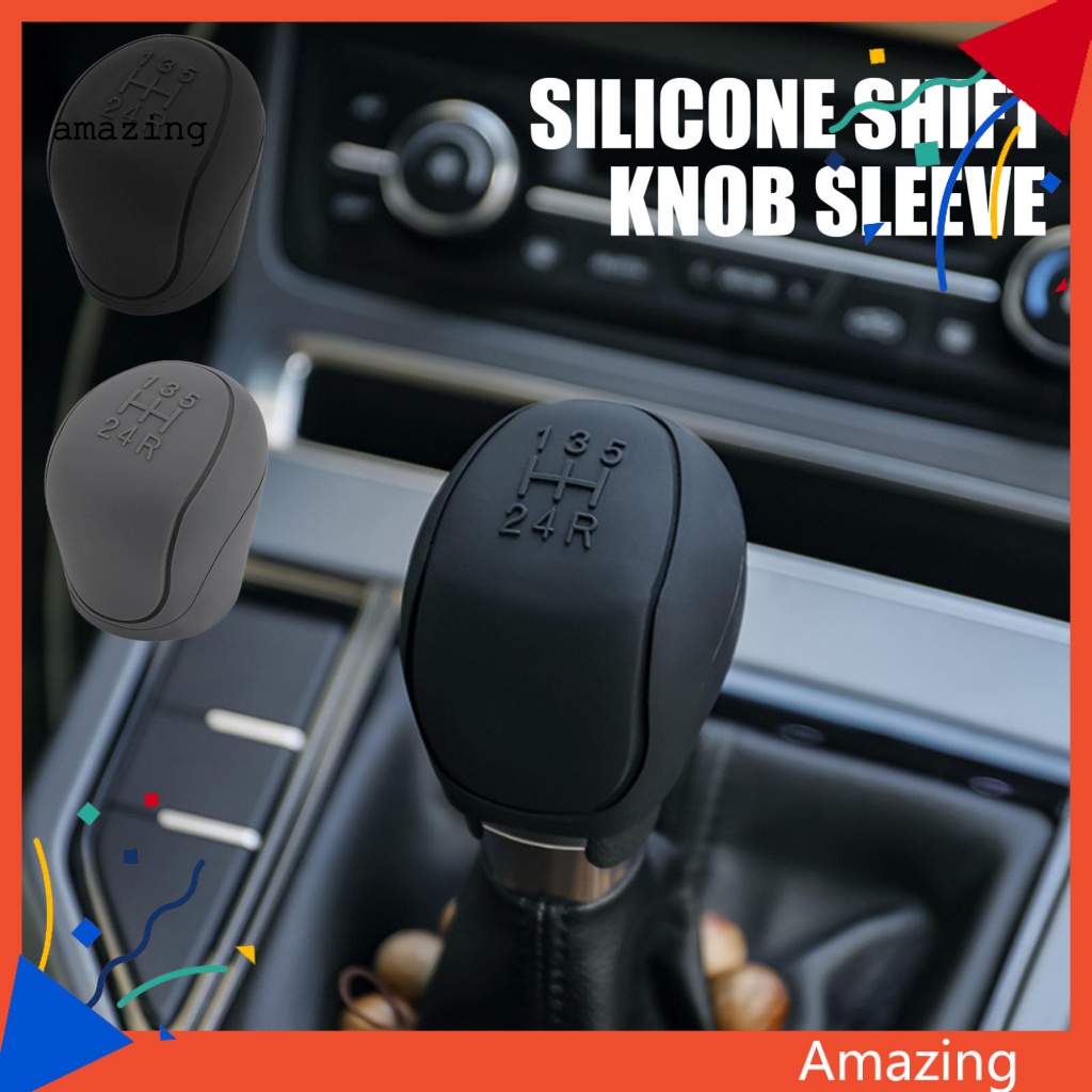 Vỏ Bọc Cần Gạt Số Xe Hơi Bằng Silicone 6 Màu