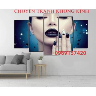 Bộ tranh ghép 5 tấm nail 80cm*120cm